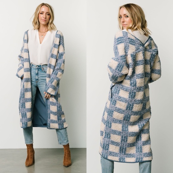 Baltic Born Jackets & Blazers - Baltic Born / Breckenridge Sherpa Long Cardigan